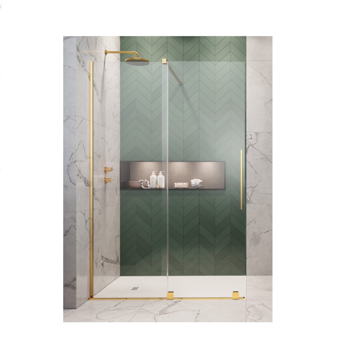 Kabina prysznicowa Radaway FURO GOLD WALK-IN 